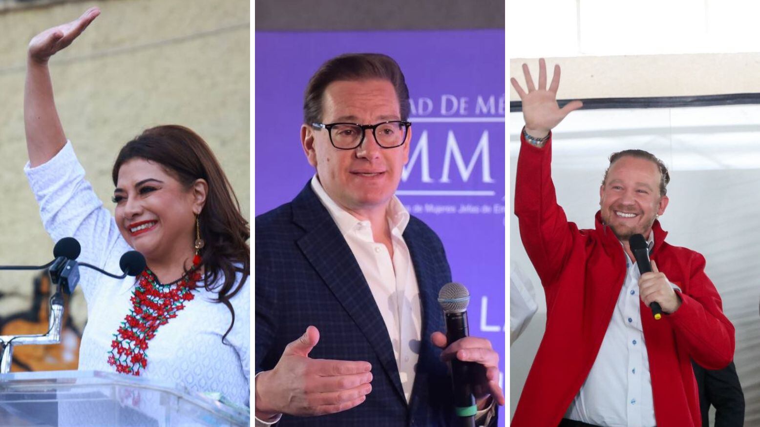 Candidatos a la jefatura de Gobierno de la CDMX.