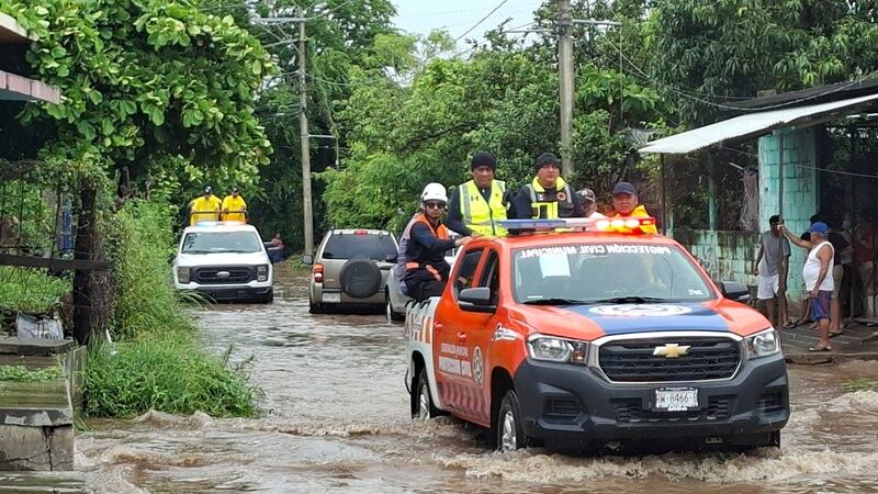 Reporta Consejo Estatal de Protección Civil que no hay afectaciones por desbordamiento del río Los Perros