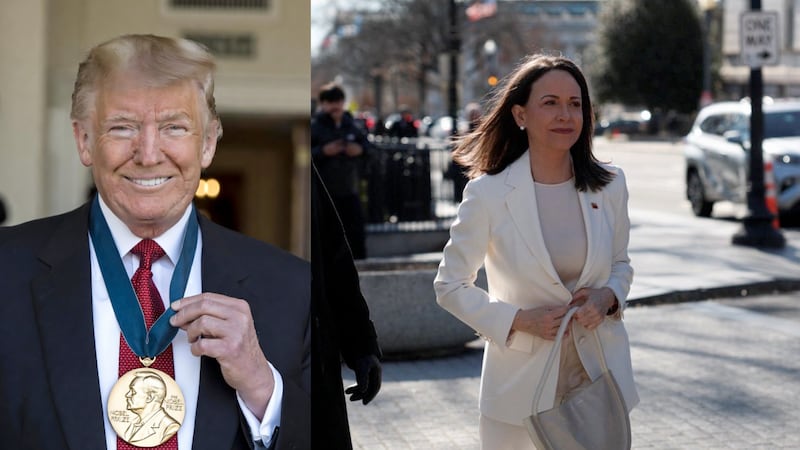 ¡Trump ya tiene un Premio Nobel de la Paz! Esto pasó en su reunión con Corina Machado