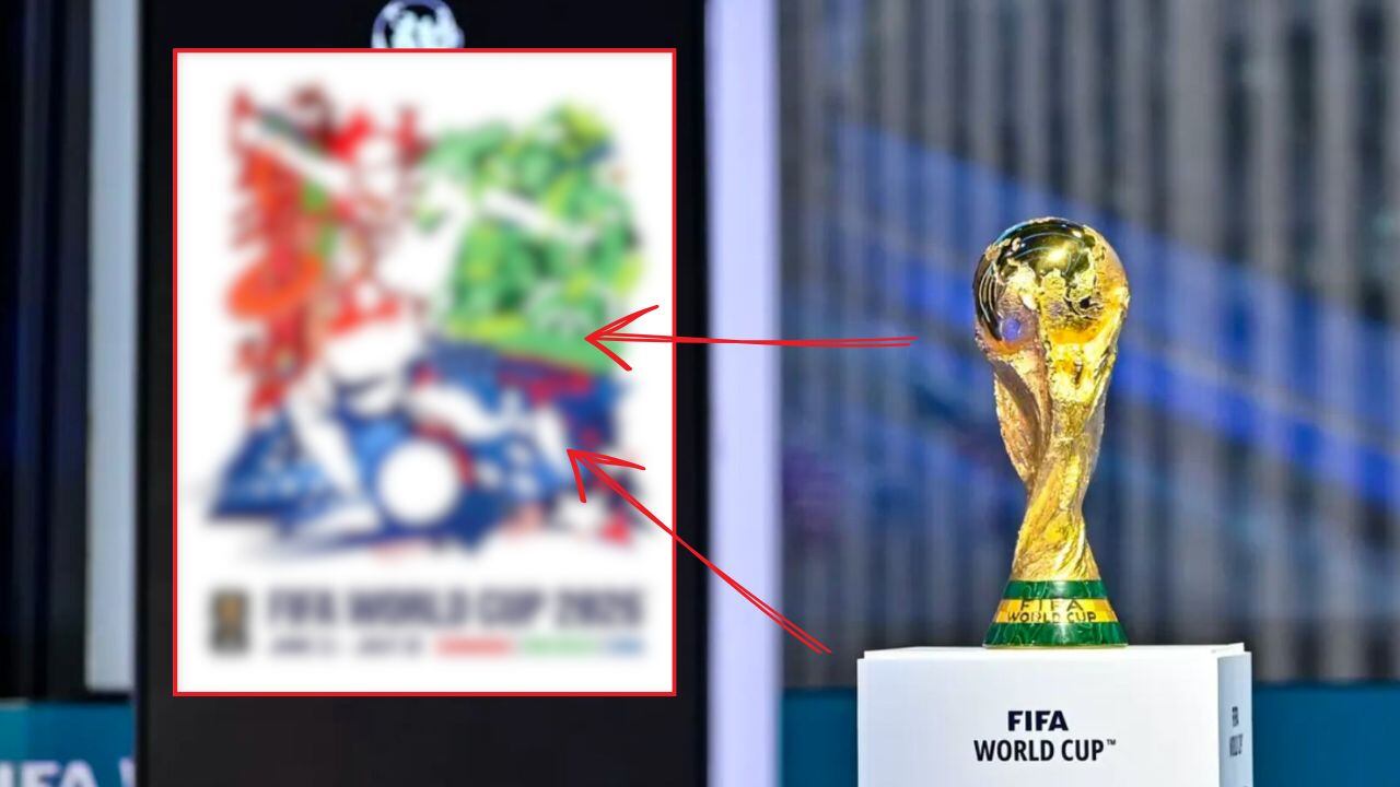 Poster oficial del Mundial 2026