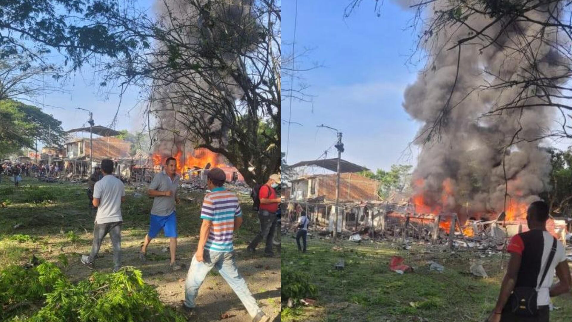 Atentado terrorista dejó varios heridos en el Timba, Cauca.