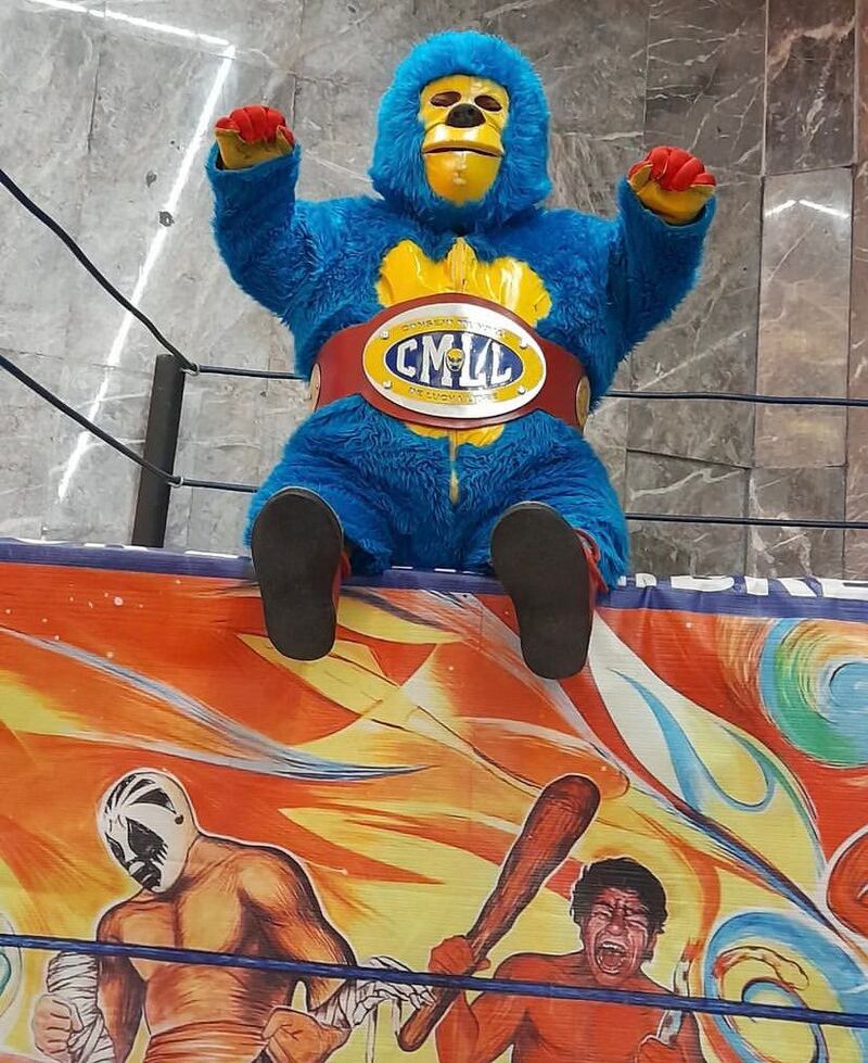 KeMonito en el ring.