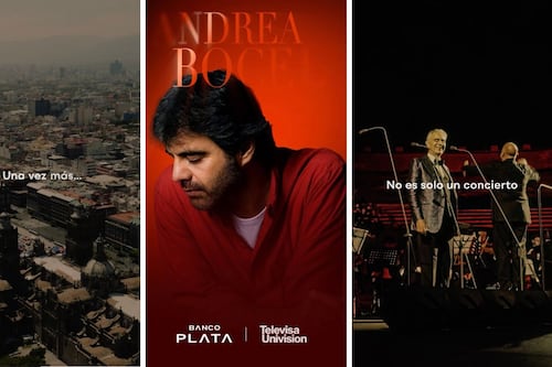 Andrea Bocelli en el Zócalo, los éxitos que podría cantar gratis gracias a Plata