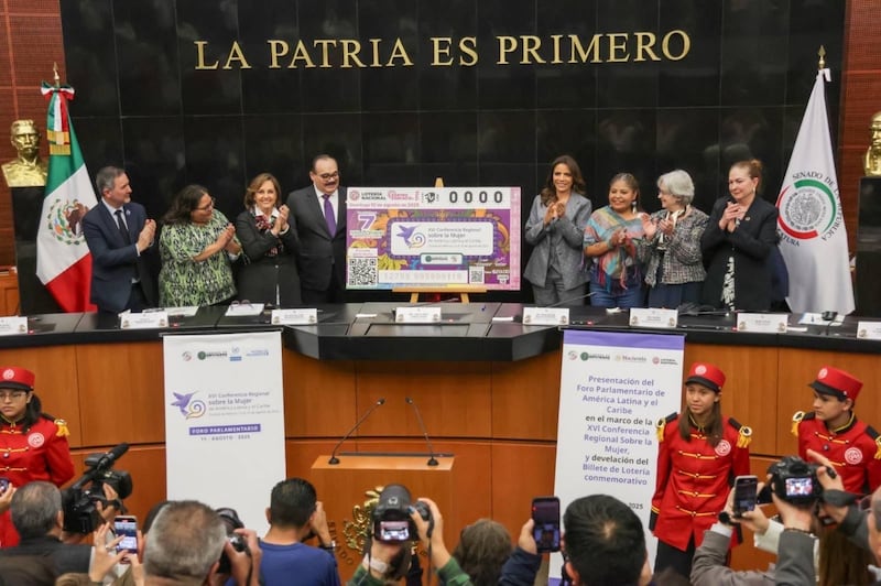 Lotería Nacional coloca al centro de billetes la XVI Conferencia Regional sobre la Mujer de América Latina y el Caribe