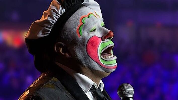 El payaso más irreverente fue hospitalizado en Detroit.
