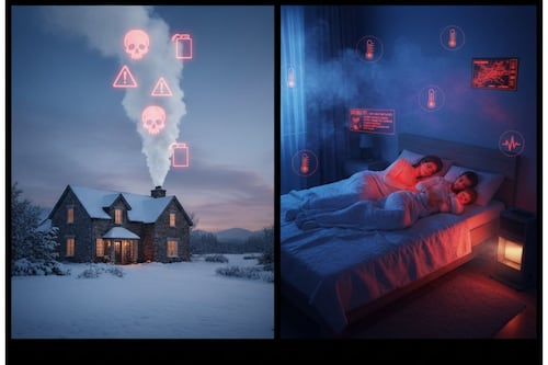 “Parece humo inofensivo, pero puede matarte: Estos son los riesgos ocultos de la temporada de frío