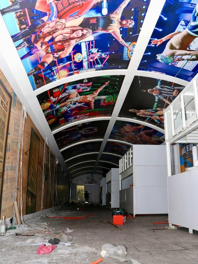 Demolición Túnel Arena México