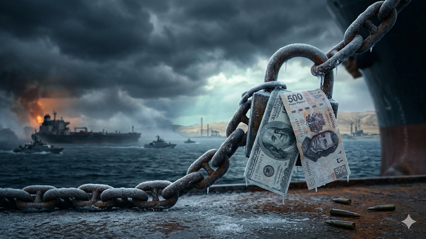 El mercado ya teme que el cierre del estrecho de Ormuz dispare inflación y mantenga presionados a la gasolina y energéticos.
