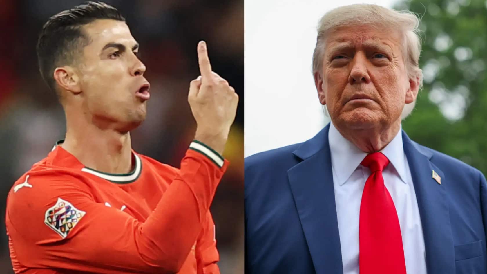 Jugador de Portugal y el presidente de los Estados Unidos. (Foto: Goal)