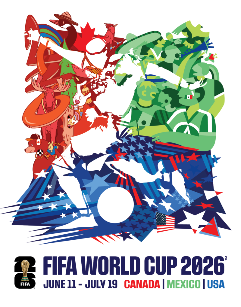 Póster oficial del Mundial 2026