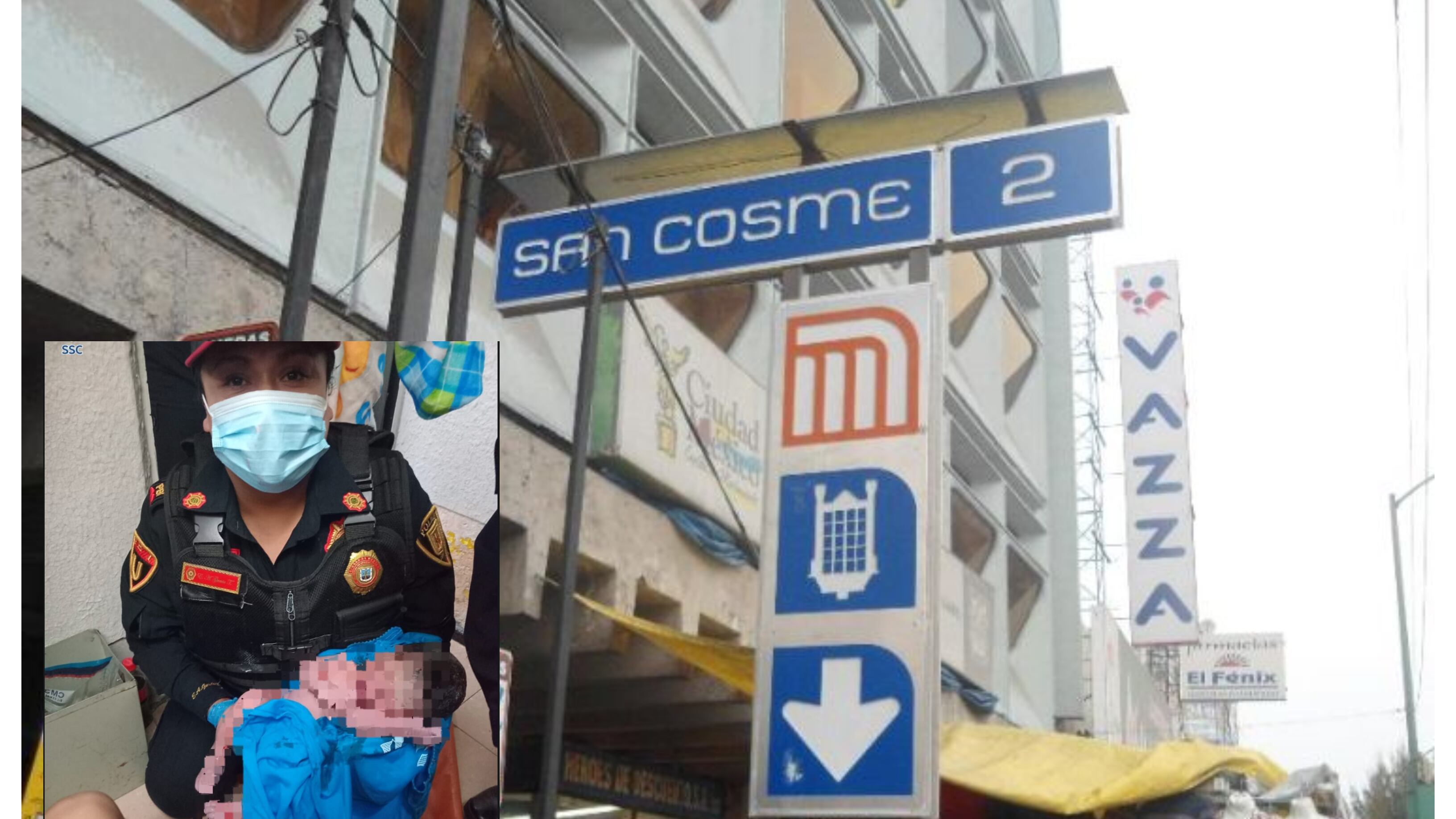 Nace bebé en Metro CDMX