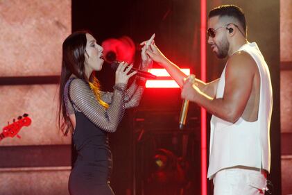 Romeo Santos en concierto en el Campo Marte