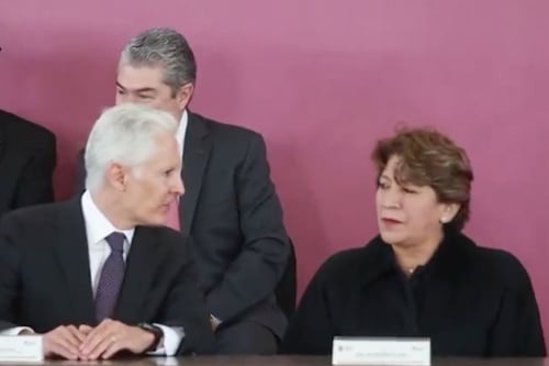 Delfina Gómez arropa a Del Mazo en ceremonia a cuatro meses de dejar el Edomex