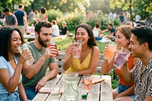 ¿Cómo una bebida puede influir en la felicidad y el bienestar?