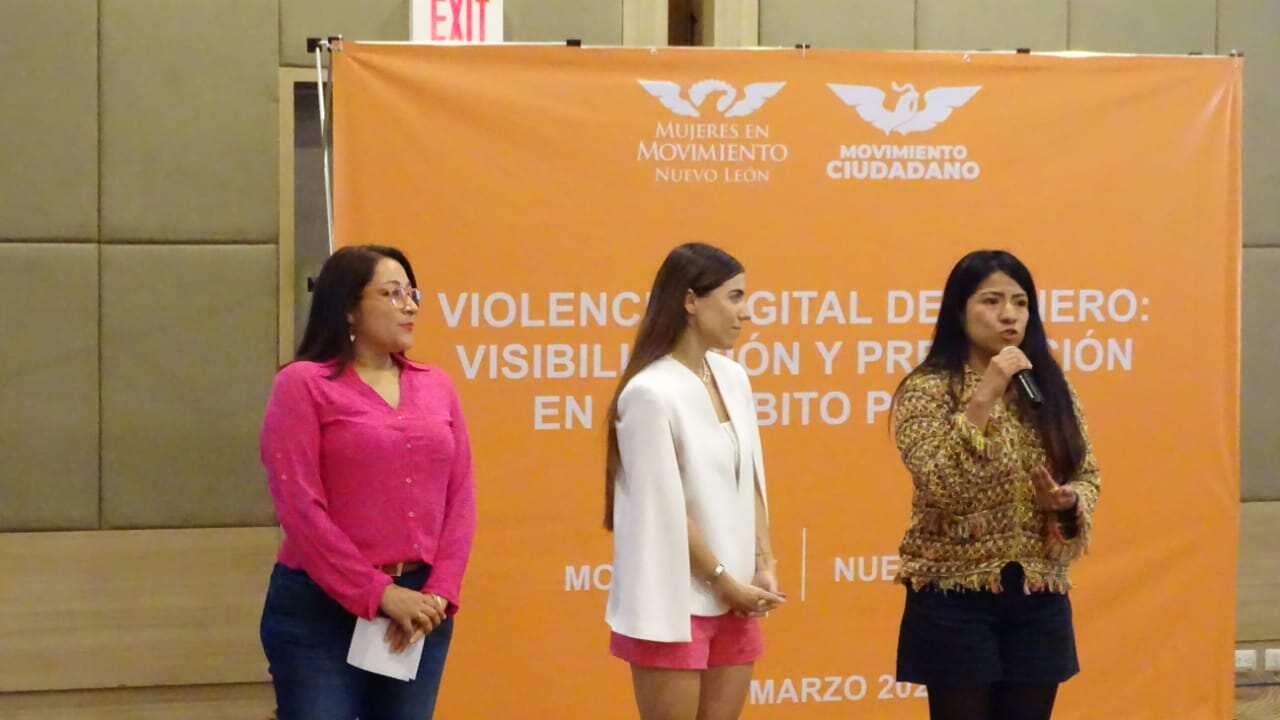 Norma Benítez, diputada de MC; Marcela Peña y la senadora emecista Indira Kempis.