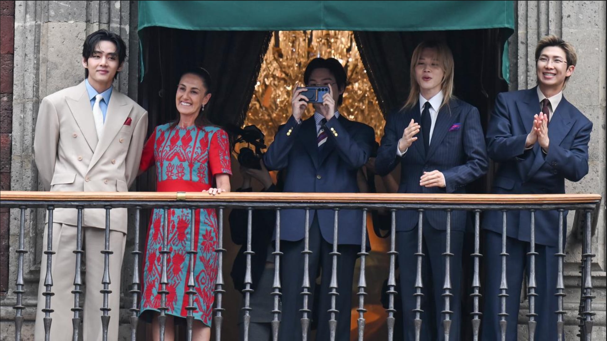 BTS en Palacio Nacional
