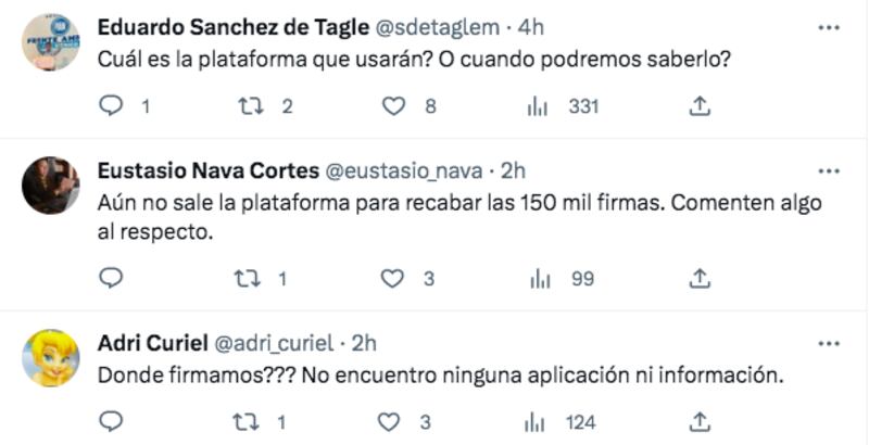 Simpatizantes del PRI, PRD y PAN se disgustaron por la demora para abrir la plataforma