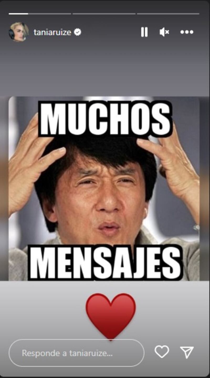 Memes en la cuenta de Tania Ruiz