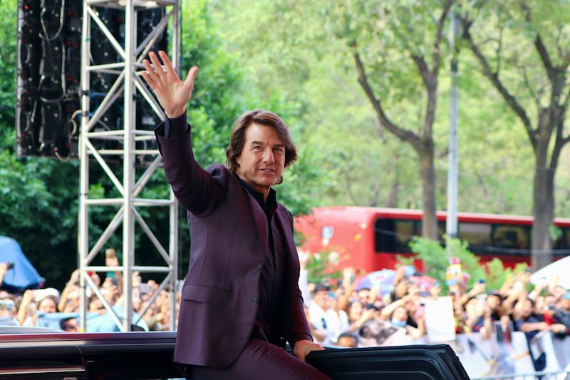 Tom Cruise, el más carismático en la alfombra roja mexicana