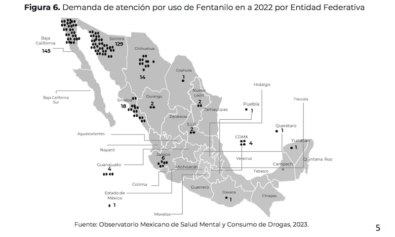 Consumo de drogas sintéticas en México (Cortesía / Conasama)