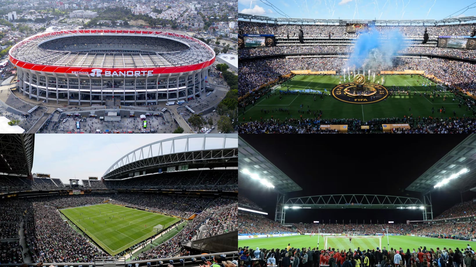 Estadios del Mundial 2026.