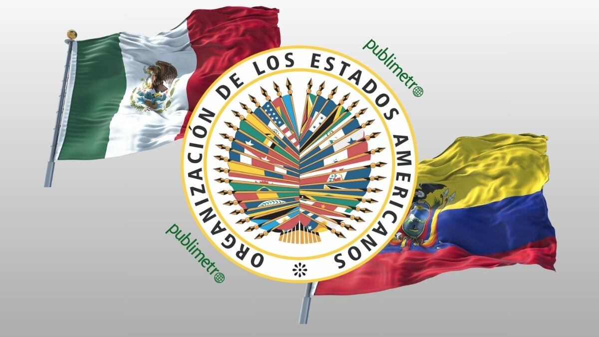 OEA pide a México y Ecuador renunciar al uso de la fuerza para resolver sus diferencias