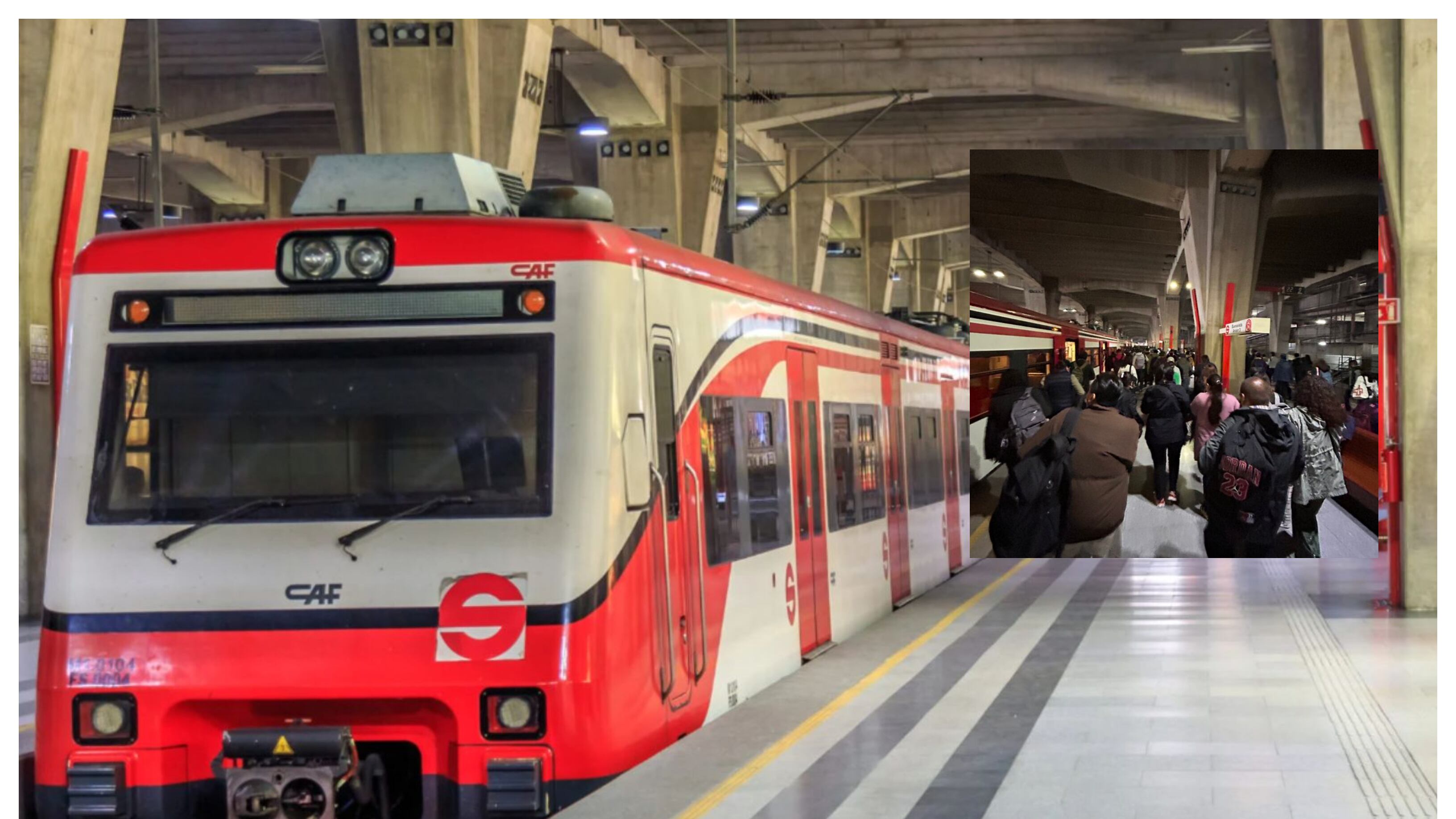 Tren Suburbano aglomeración