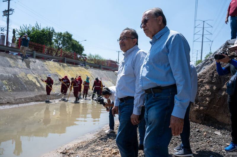 El alcalde Andrés Mijes señaló que estas obras son para beneficio de la ciudadanía de Escobedo.