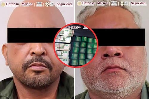 Cae brazo extorsionador del Cártel de Sinaloa: detienen a dos sujetos en el Mercado La Yarda