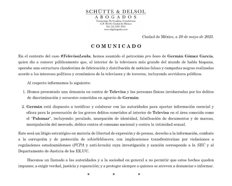 despacho jurídico Schutte & Delson
