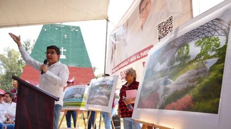 Paulo García arranca campaña en Distrito 30 de Coyoacán, revela construcción de Utopía en los Cherokees