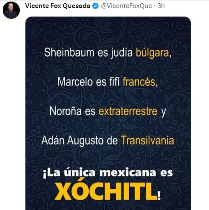 Así se expresó de Claudia Sheinbaum el pasado 21 de julio. (Especial)