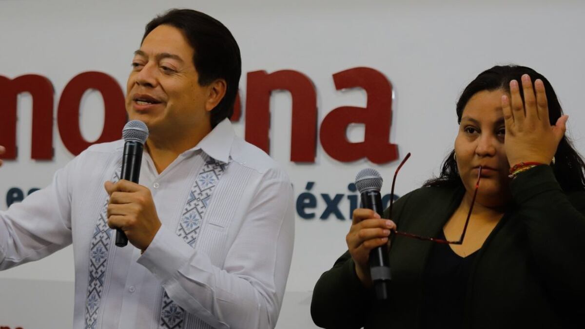 Mario Delgado y Citlalli Hernández
