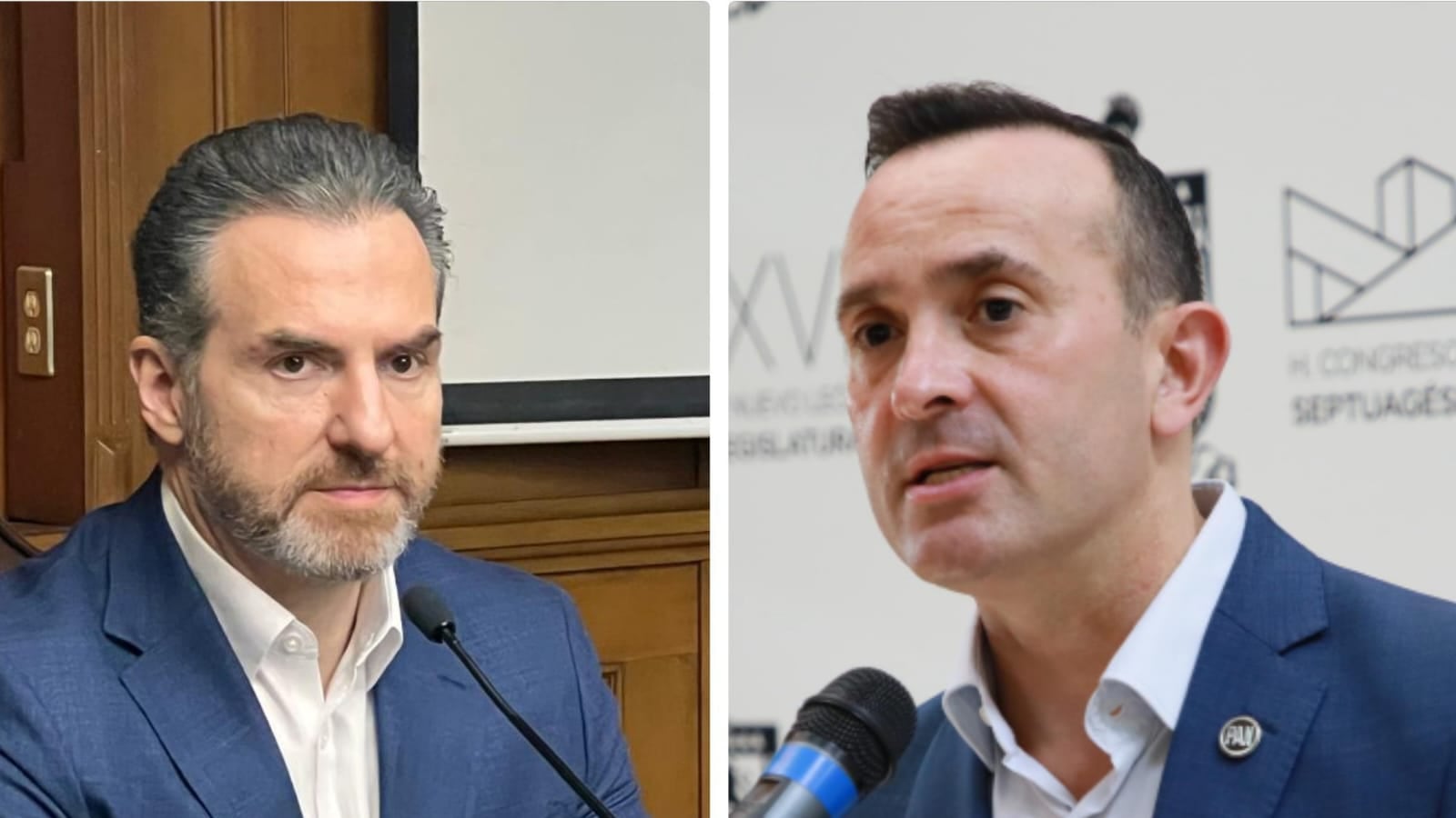 De la Garza está cumpliendo su tercera gestión como alcalde de Monterrey y De la Fuente es coordinador del PAN en Congreso.