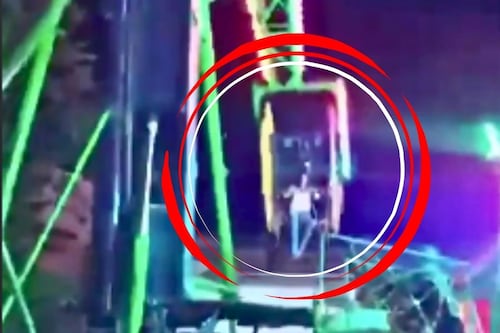 Menor activa juego mecánico en feria de Ometepec y provoca accidente