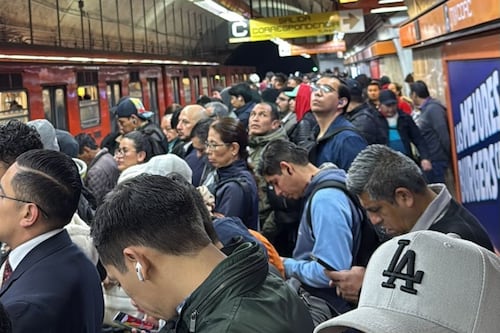 Caos en Línea 7 del Metro: usuarios reportan largos tiempos de espera en varias estaciones