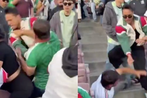 Violencia en las gradas: Aficionados mexicanos se agarran a golpes durante el juego ante Australia