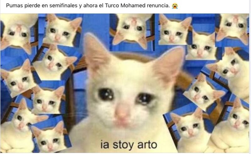 Memes salida del Turco Mohamed de Pumas.