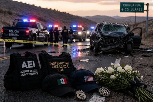 Accidente en Chihuahua deja cuatro muertos tras operativo antidrogas; hay agentes de México y EE.UU.