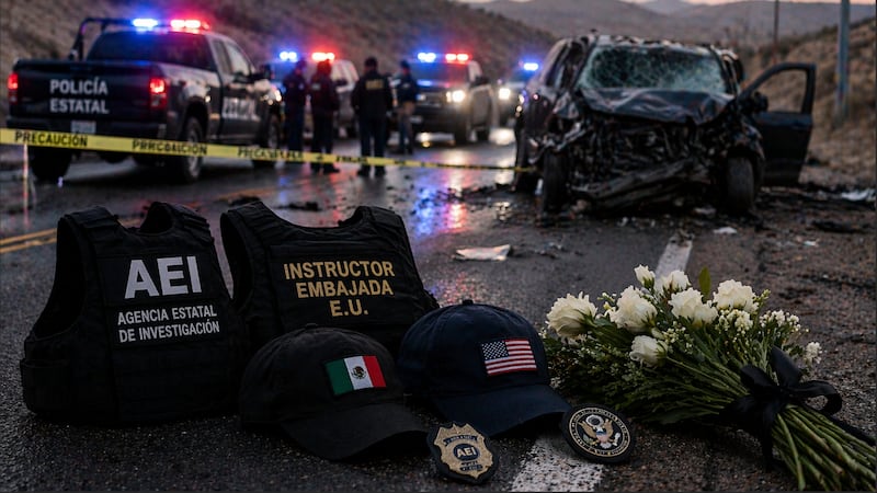 Accidente en Chihuahua deja cuatro muertos tras operativo antidrogas; hay agentes de México y EE.UU.
