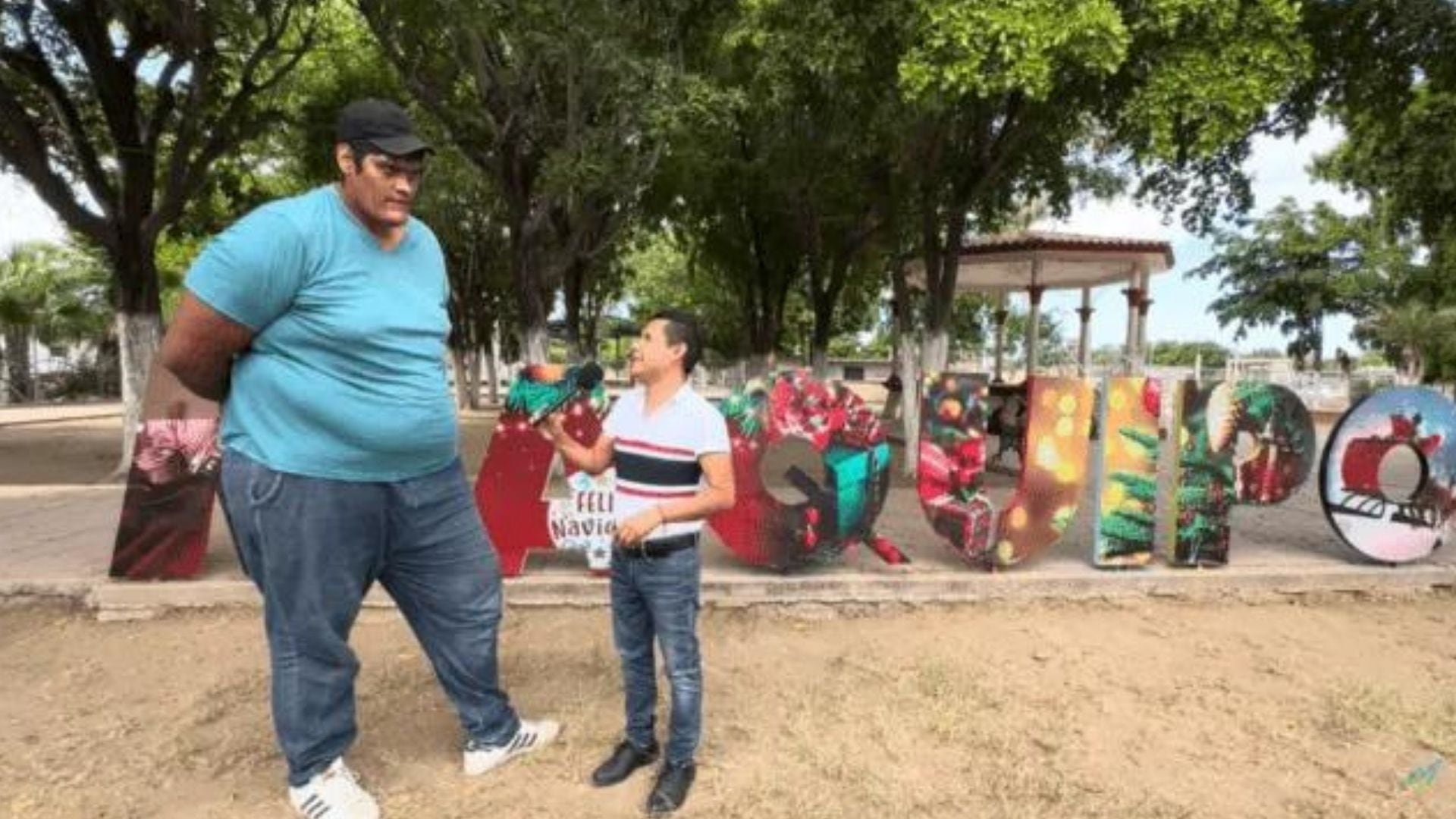 Chikilín reveló que desde su infancia impresionaba a quienes lo conocían por ser más alto que sus compañeros.