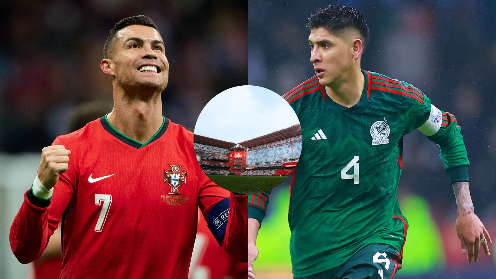 En las últimas horas surgió el rumor de que Cristiano jugaría ante México en el Nemesio Diez.