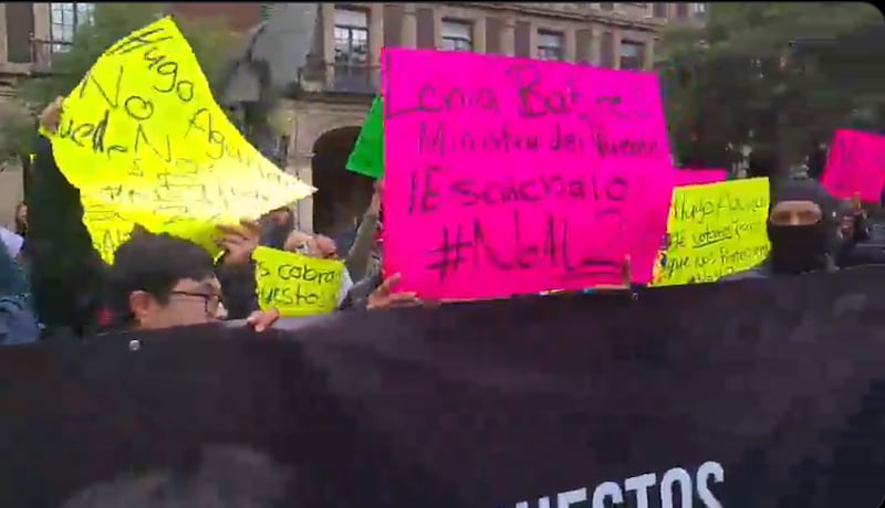 Repartidores protestan SCJN