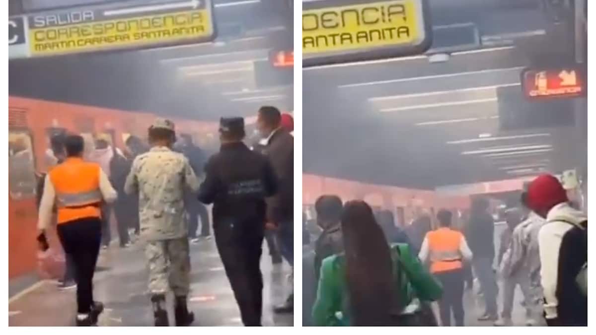 La presencia del humo provocó las reacciones de los usuarios.