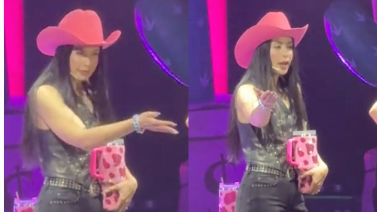 Lupita Villalobos hace advertencia a fanática en medio de su show