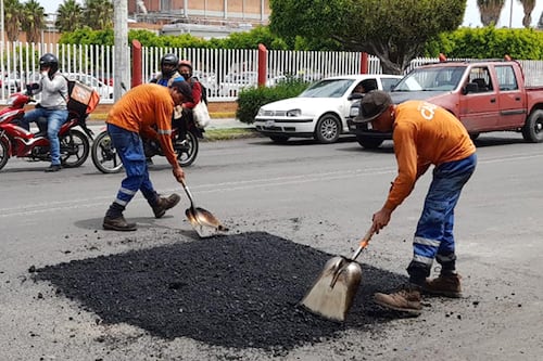 Van 14 mil baches reparados en la capital