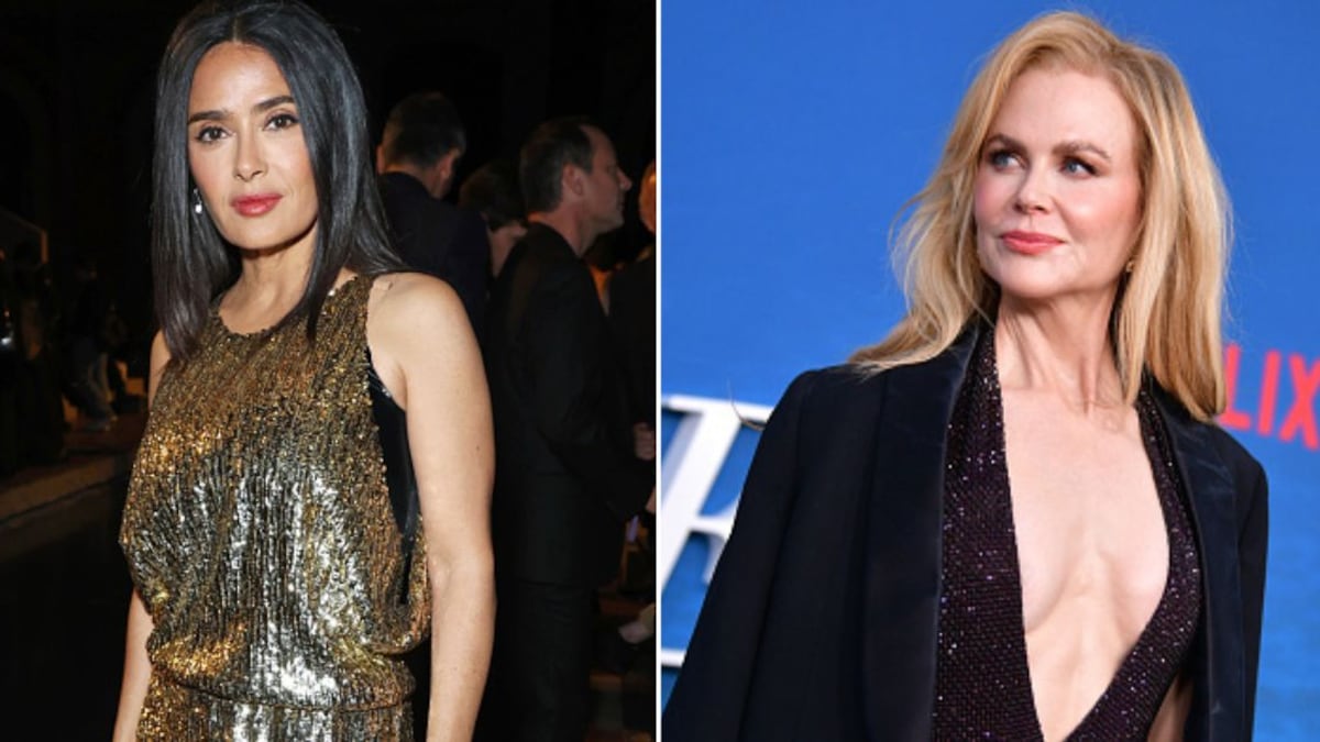 ¿No se odian? Sacan a la luz el verdadero video entre Salma Hayek y Nicole Kidman que contaría una historia distinta al pleito entre ellas
