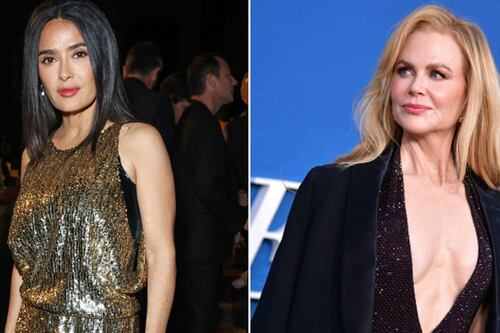 Mira cómo fue el reencuentro de Nicole Kidman y Salma Hayek