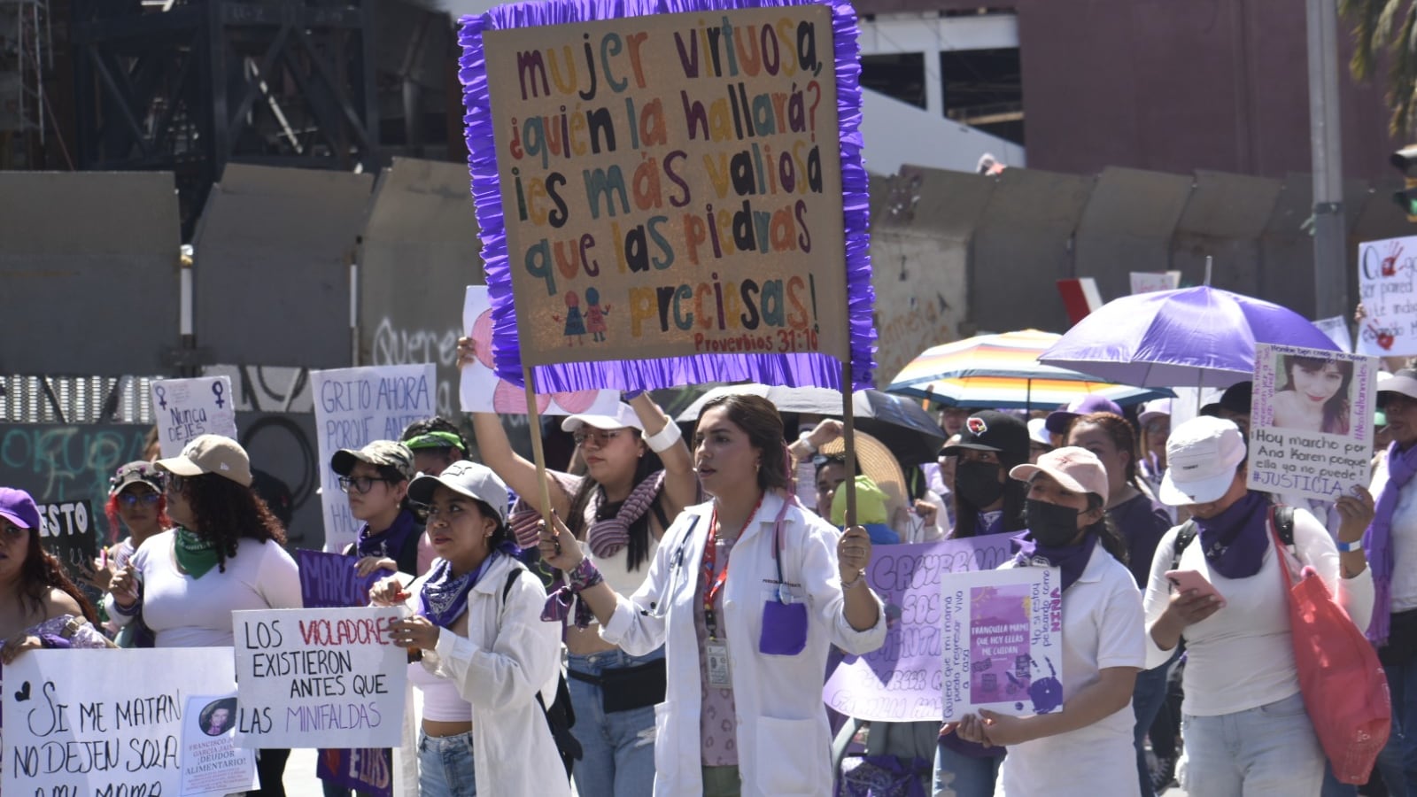 Marcha 8M 2024 en CDMX por el Día Internacional de la Mujer