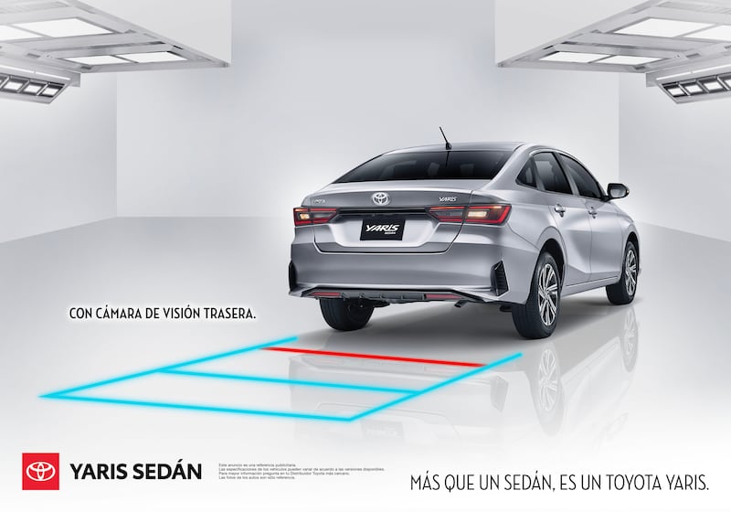 Toyota Yaris Sedán 2023, Cámara